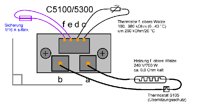 Stecker Heizung C5100/5300