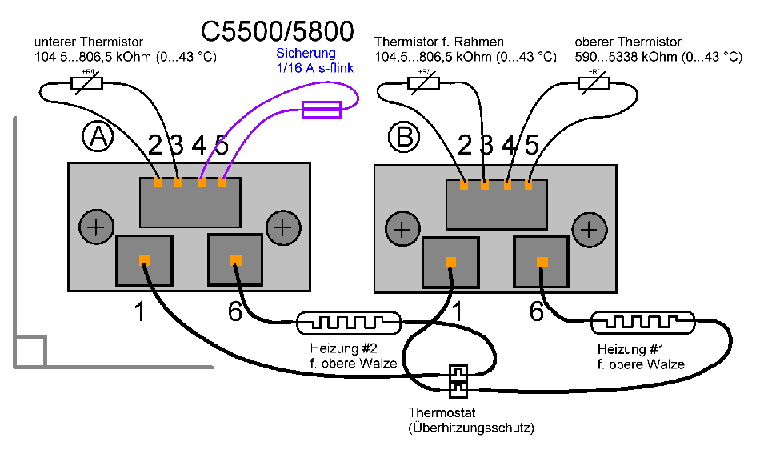 Stecker Heizung C5500/5800